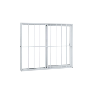 Janela 2 Folhas c/ Grade White 120x100