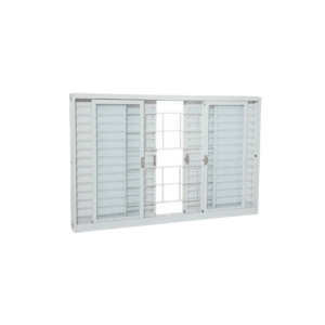 Veneziana 6 Folhas c/ Grade White 120x100
