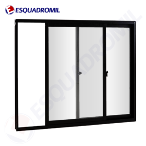 Janela 2 Folhas s/ Grade 100x100 Esquadromil
